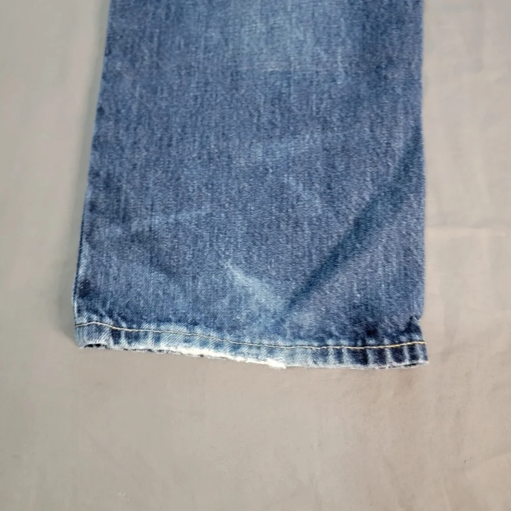 Polo Ralph Lauren The Varick Slim Straight Jeans Men's 34x34 Blue Distressed